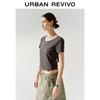 UR Women's Embroidered Lace-Up Short Sleeve T-Shirt