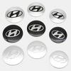 Autocolante Capac Central Butuc Roată Mașină Logo Hyundai 56mm 60mm 65mm Decal Aluminiu Pentru Tucson Accent Elantra Santa Sonata I20 I30 ix25