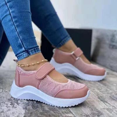 Mode Frauen Schuhe 2024 Mesh Atmungs Keil Turnschuhe Frauen Plattform Casual Sport Schuhe Frauen Plus Größe Zapatillas Mujer