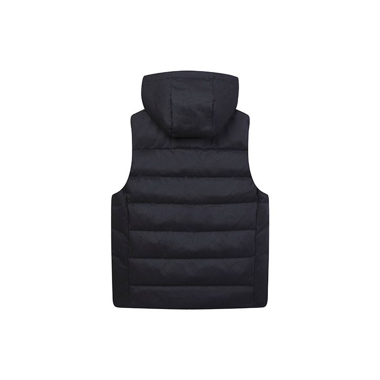Fila 2023 Winter New Simple Fashion Basic Warm Hooded Down Vest Men Tops Legendary-Blue F11M341902F-NV