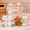 Valentine S Day Plush Toy Animal Cute Rabbit Bear Rainbow Horse Bouquet Stuffed Plushies Valentine S Day Wedding Gifts Ideal For Girls