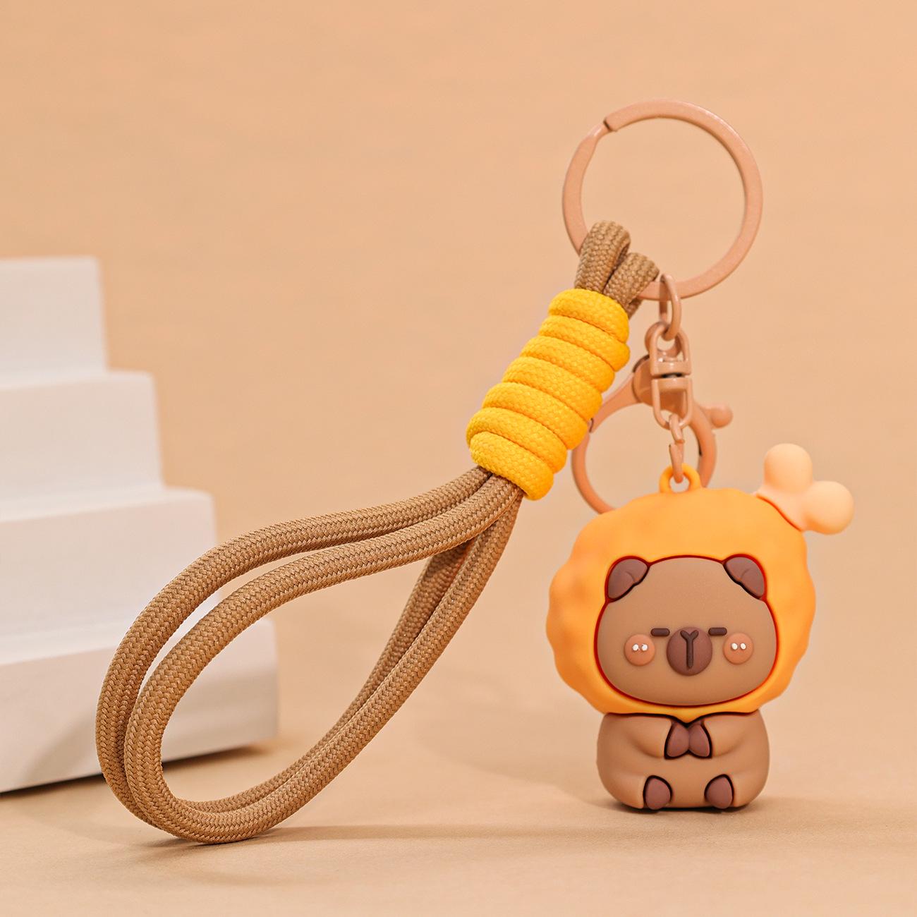 

Брелок Капибара: Кукла гурманов Дораяки и креативная подвеска в виде куриной ножки — подарочный аксессуар для студента Standard Packaging