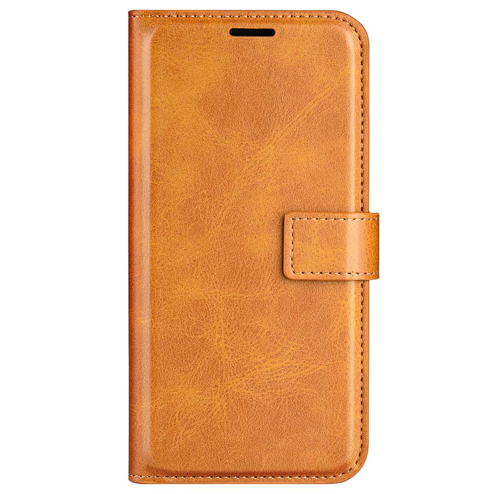 For Samsung Galaxy S23 FE Calf Texture Anti-fall Case PU Leather Wallet Stand Phone Cover