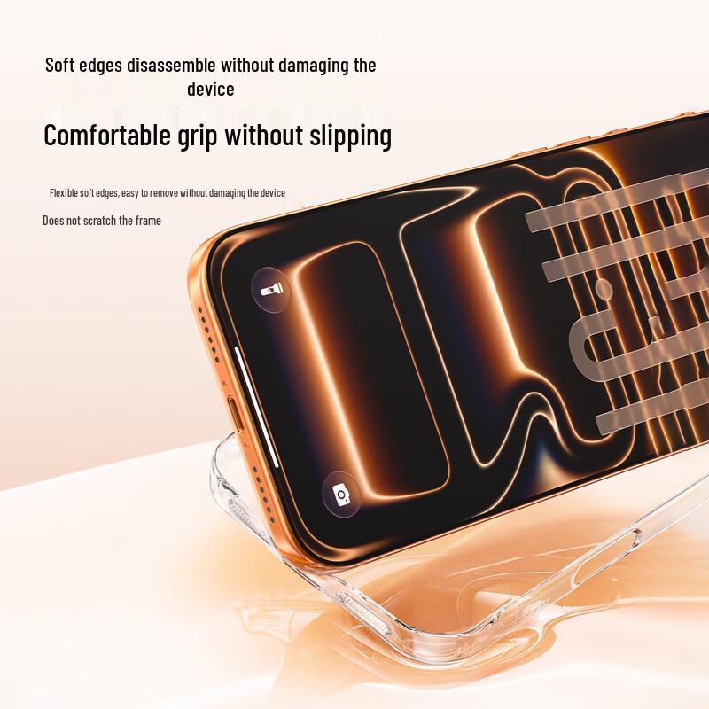 Baseus Soft-Edge Transparent Anti-Yellowing Case for iPhone 17 Series