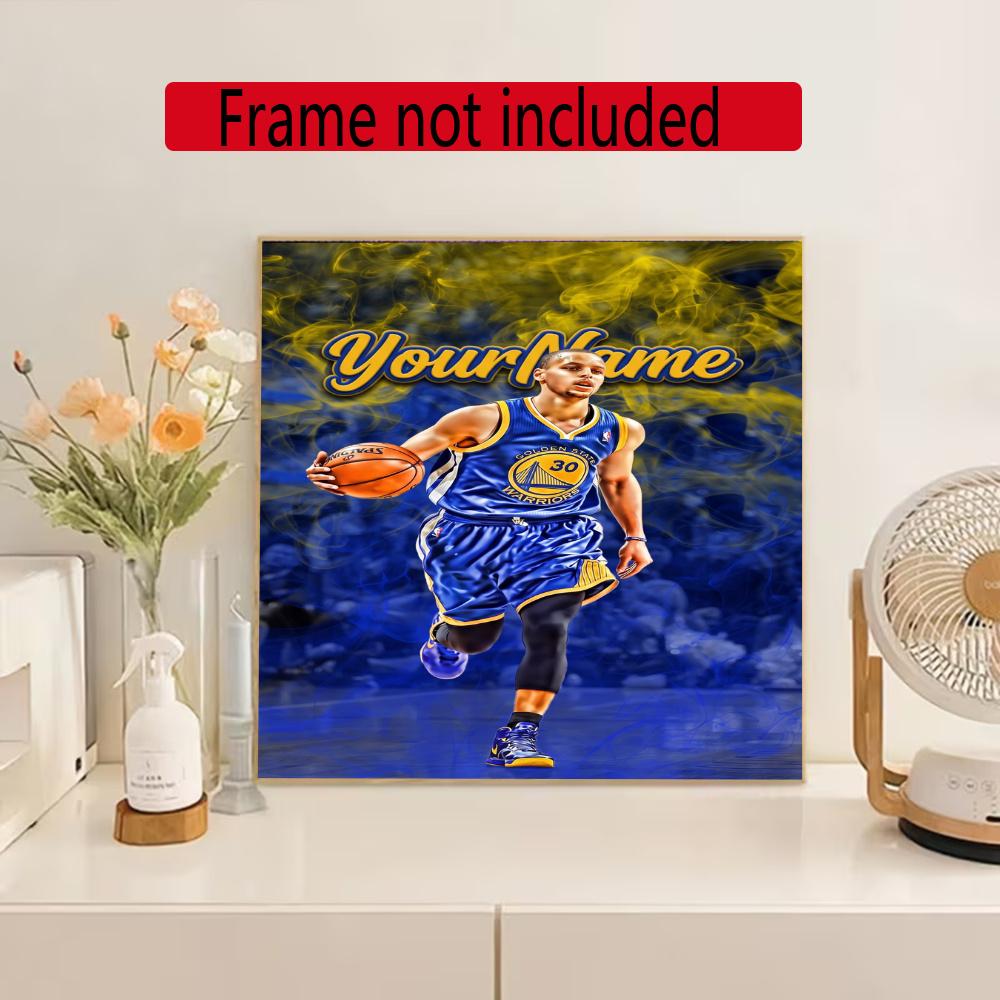 Curry Personalized Name Round Diamond Painting Kit Diamond Embroidery Painting Rhinestones Mosaic Frameless Handwork Decoration Arts