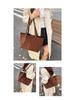 Korean-Style Trendy Mylar Women's Tote: Large Capacity, Versatile Commuter Shoulder Bag for Autumn/Winter