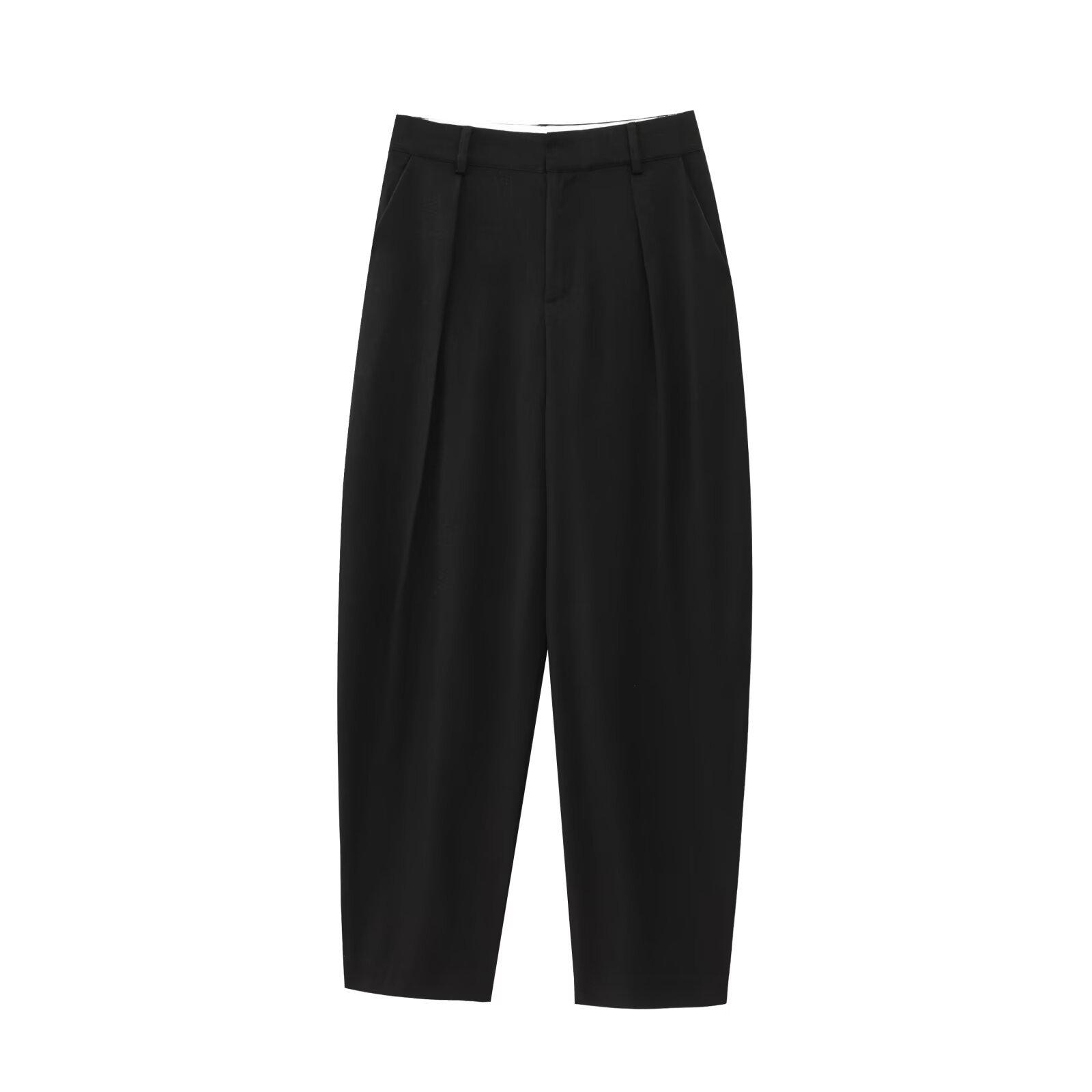 

Весна 2025 Женский костюм в европейско-американском стиле: пиджак и повседневные брюки S