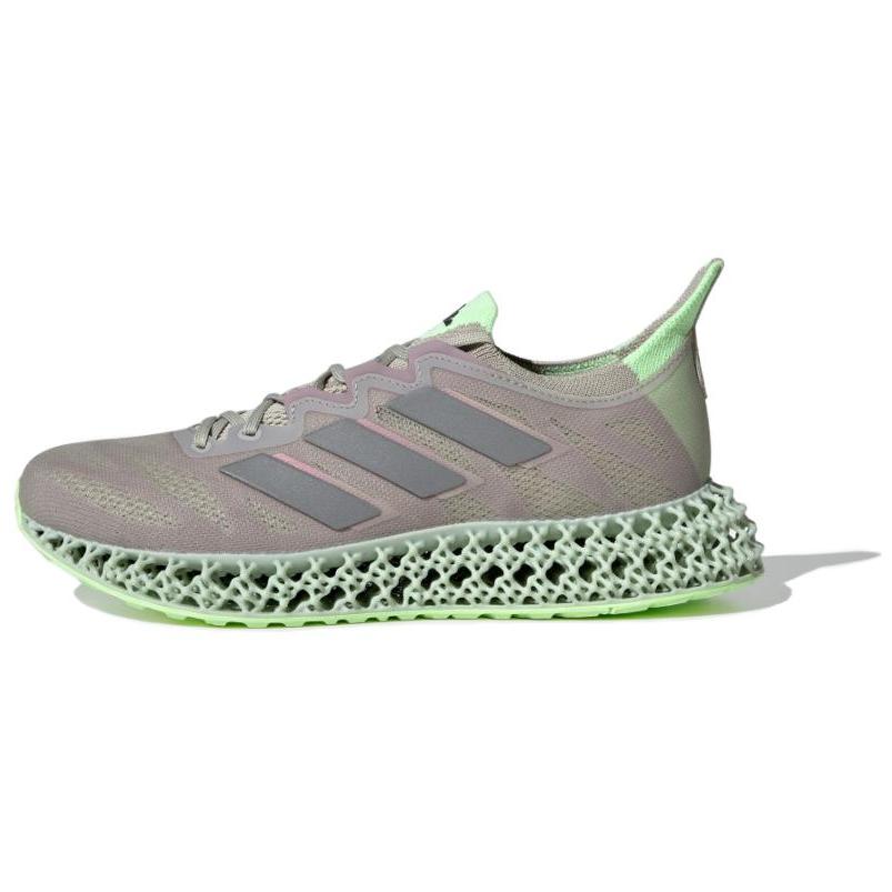 New Adidas 4DFWD 3 Putty Grey Matte Silver Green Spark Women's ID3499