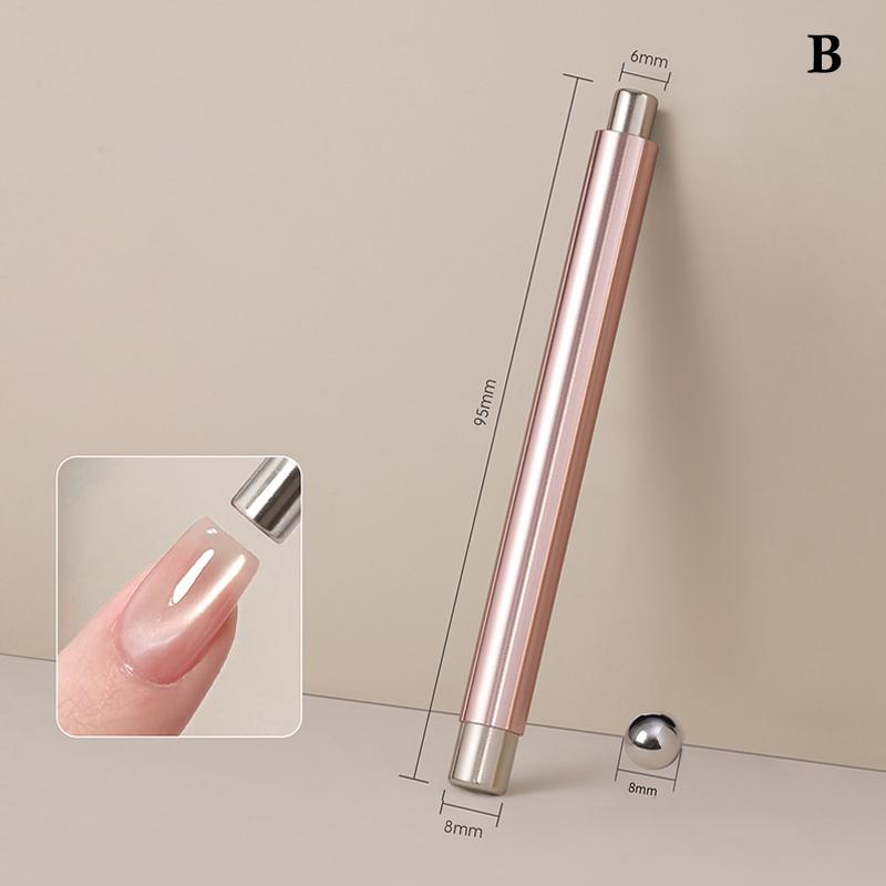 Strong Magnetic Long Double Head Nail Magnet Sticks Tool Magnetic Cat Eye Gel Polish Nail Art Pens For DIY Salon Studio Or Home