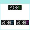 Horloge Murale Numérique Moderne Avec Affichage LED et Température Humidité Pour Salon et Bureau