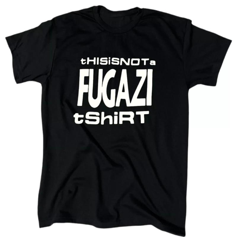 This Is Not A Fugazi T Shirt Hardcore Punk Parody Reprint S Äì4Xl