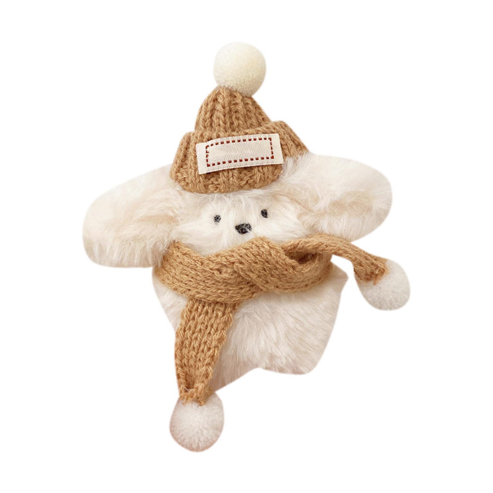 

Плюшевый брелок для ключей в виде собаки, мультяшный кулон в виде животного, модные брелоки, ювелирные аксессуары для рюкзаков и телефонов белый