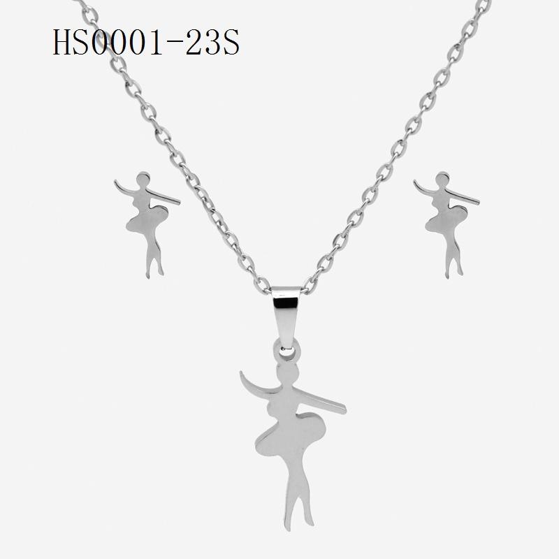 1 комплект элегантных женских подвесных ожерелий с подвесками и серьгами для пирсинга — фото 22