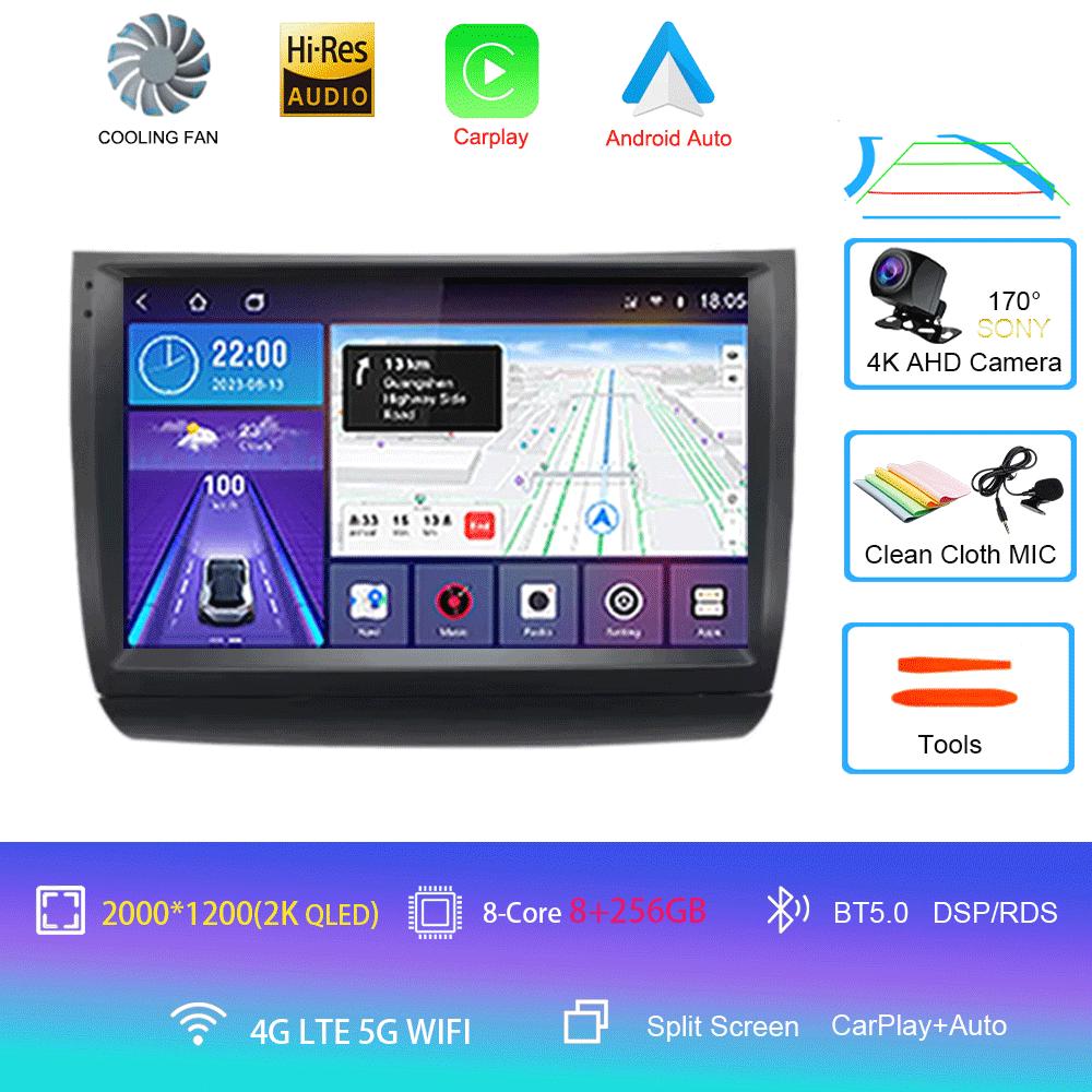 Car Radio Android 14 Carplay Auto WIFI+4G For Toyota Prius 20 2002-2009 Multimedia Video Player GPS Navigation Stereo Head Unit