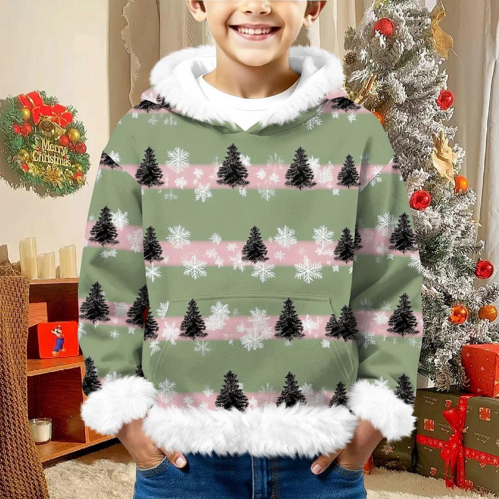 Children's Sweatshirt Girls Boys Long Sleeve Lightweight Casual Hoodie Loose Comfortable  Sweatshirt