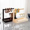 Wooden Necklace & Jewelry Display Stand for Buddhist Beads and Wenwan Strings