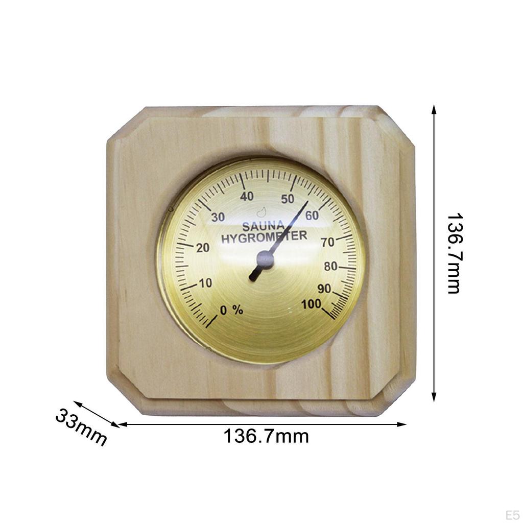 Digital Sauna Temperature Hygrometer Humidity Measurement Tool Heavy Duty Wall Hanging