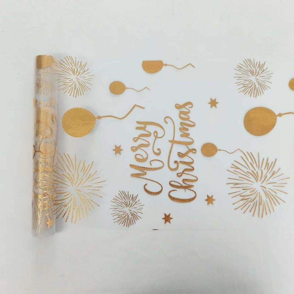 Heißprägung Geburtstag Tischfahne Waschbar Ballon Design Netz Tischdecke Polyester Glitzer Tischdecke Hochzeit