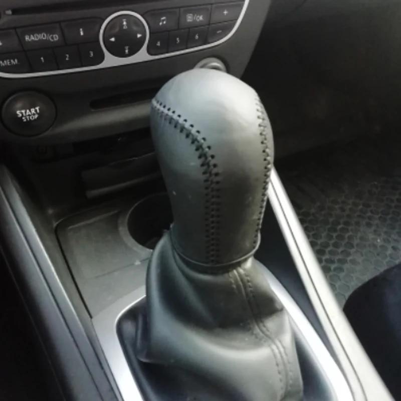 My Good Car Leather Gear Shift Collars Fit for Toyota Corolla Rav4 Rav 4 2014 -  Accessories AT Gear Head Shift Knob Cover