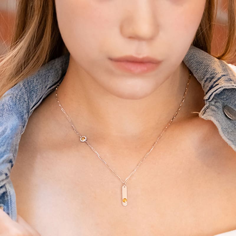 BE/GINS Silver925 Time Cogwheel Necklace