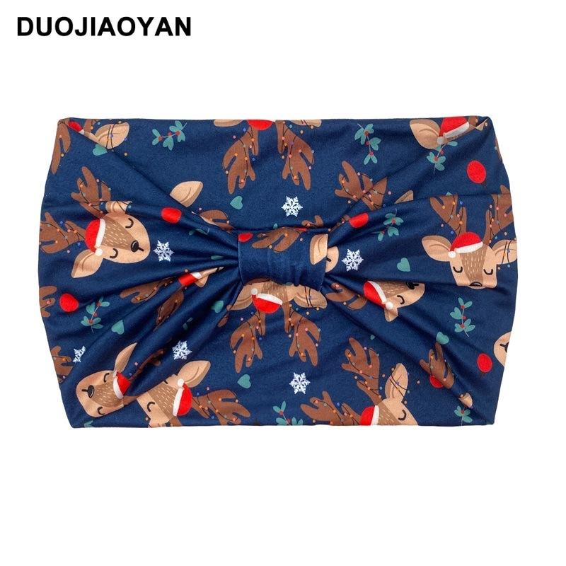 Knot Headband, Color Blocked Pattern Printed Sports Headband, Fashionable Polka Dot Wide Edge Elastic Headband