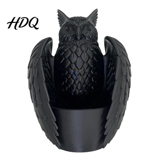 Gothic Hanging Planter Bat Plant Pot 3D Printed Owl Planter Halloween Sturdy Flower Pot Holder for Trailing Vines Home Porch Balcony Decor Creative
