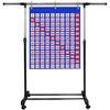 Godery Hundred Number Wall Chart, Numbers 1-120 Board Pocket Chart for Classroom Counting and Organizer, 120 Pockets