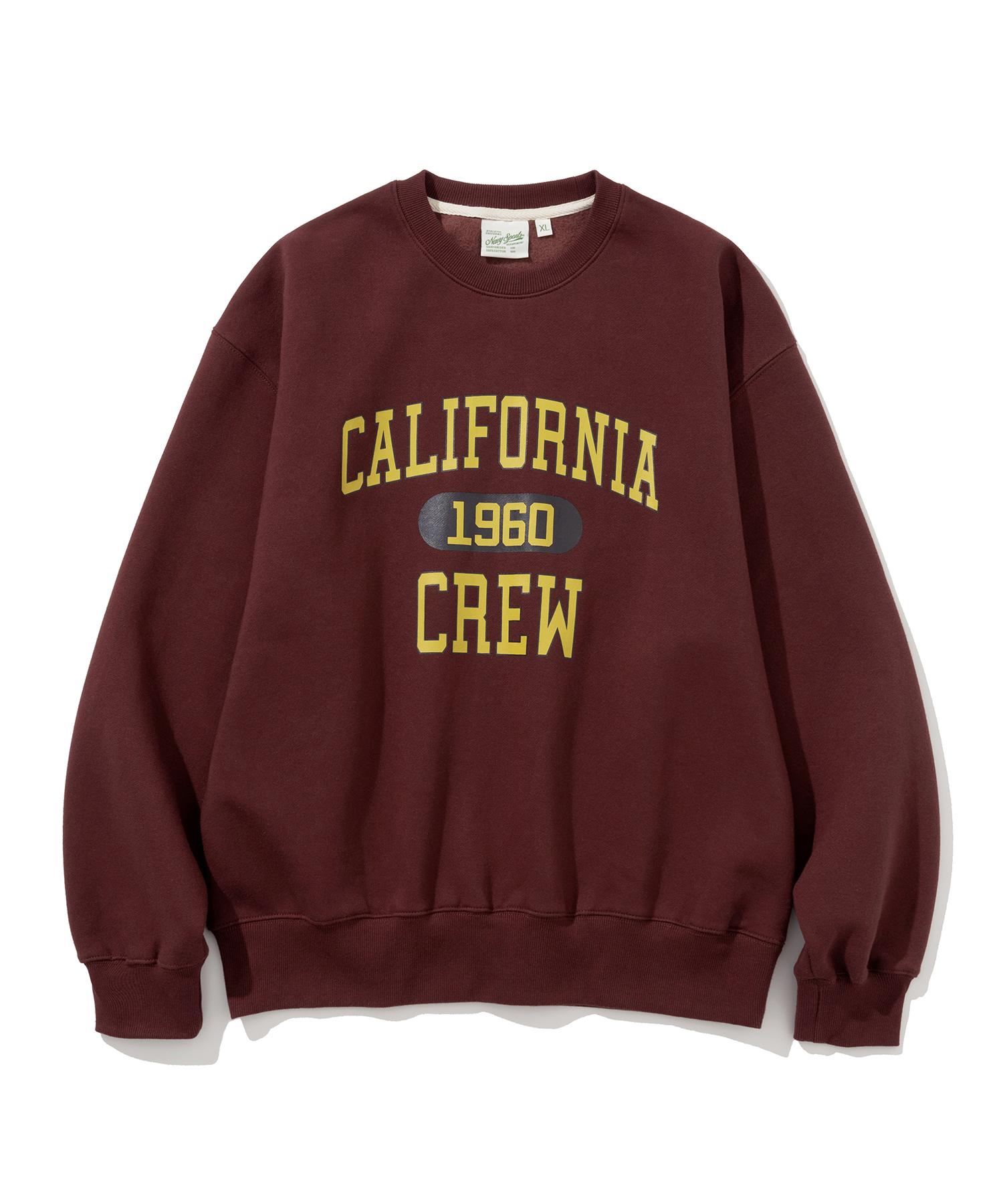 Свитшот Uniform Bridge California Crew(Дневной сон) Вино Xl