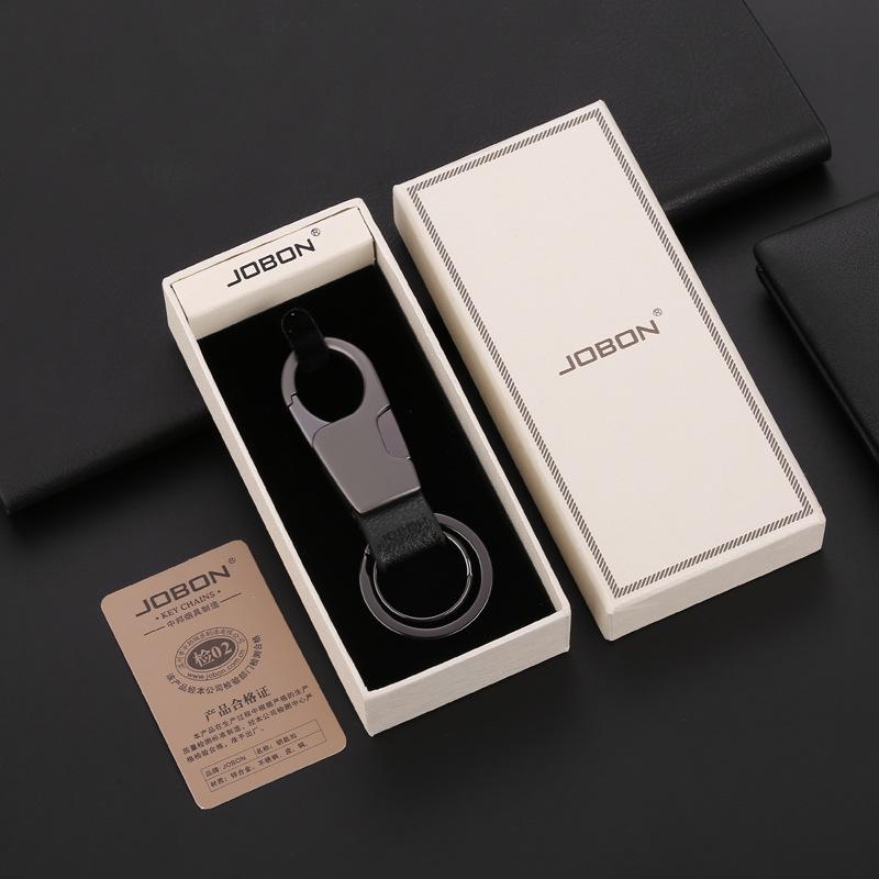 Jobon Zhongbang Men's Car Keychain: Sleek Waist-Hanging Pendant, Model 028