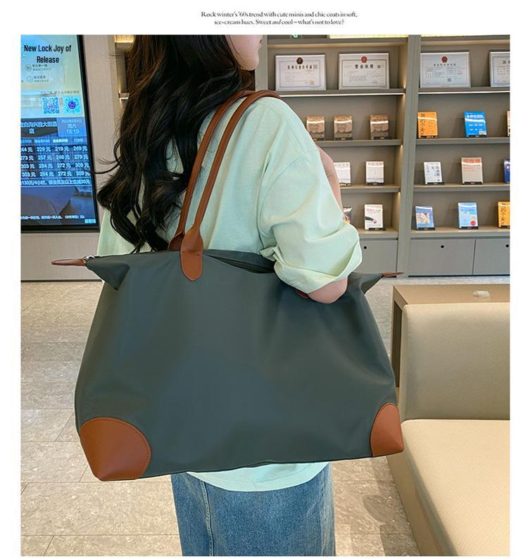 Bolsa de Ginástica Grande Capacidade Feminina: Bolsa de Mão da Moda para Viagens Curtas e de Negócios, Ideal para Esportes ao Ar Livre e Yoga.