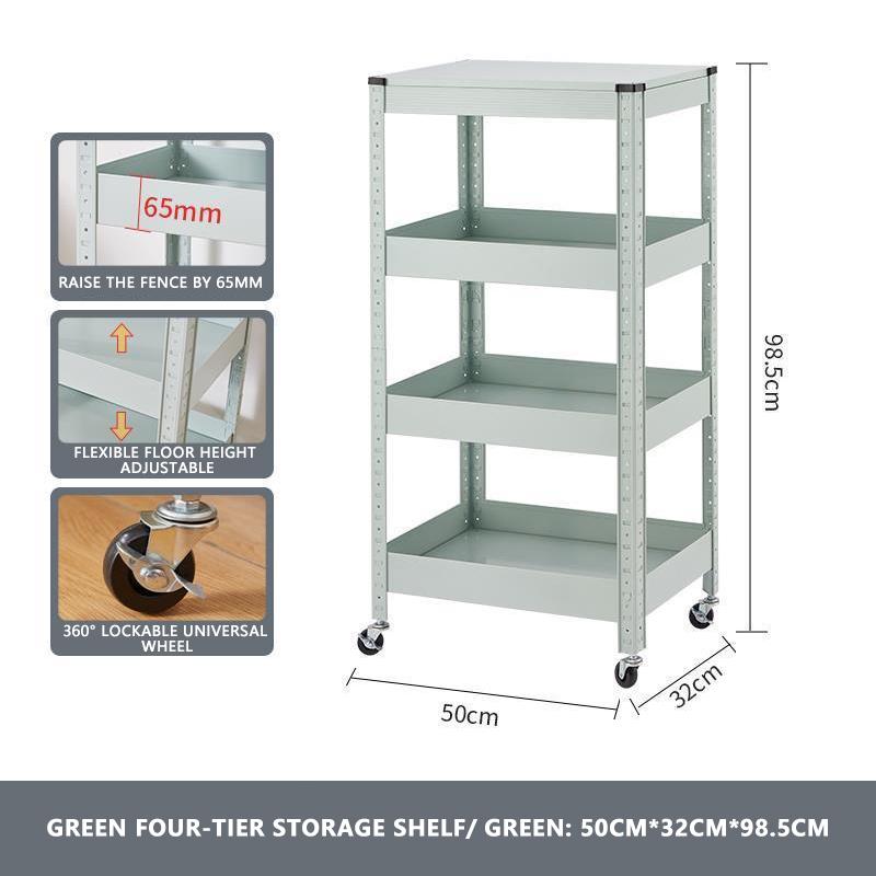 RV Car Storage Rack Mobile Trolley Kitchen Organizers & Storage Rack, Home Bathroom Trolley, Multi-Functional Shelving Toolbox