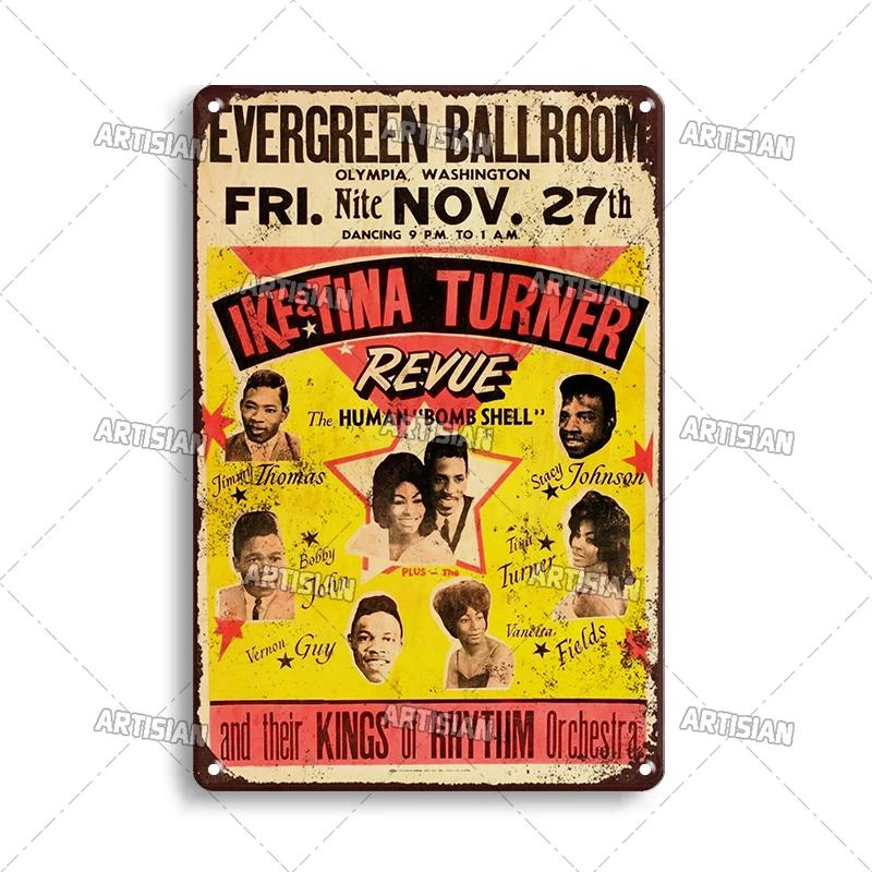 Aged Metal Poster Music Decorative Plate Classic Metal Plaque Rock Wall Plate Bar Garage Cafe Wall Industrial Decor Metal Signs