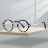 Punk Round Glasses Men Fashion Blue Light Blocking Eyewear Women Trendy Vintage Brand Design Optical Frames for Reading