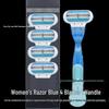 Women's Multi-layer Stainless Steel Razor for Face & Underarm Hair Removal