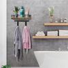 Laundry Room Decor And Storage Ironing Board Hanger Metal Wall Mount Iron And Ironing Board Holder With Large Storage Capacity