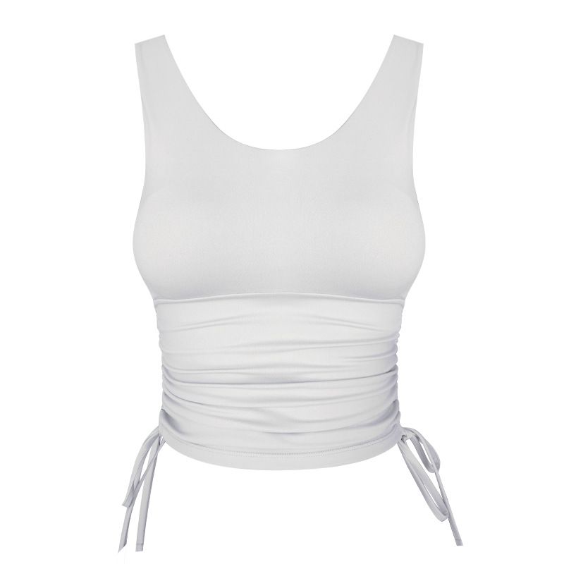 With Chest Pad Spring and Summer New Arrival Running Training Gym Sleeveless Yoga Clothes Strap Vest Female Pilates Tops Female