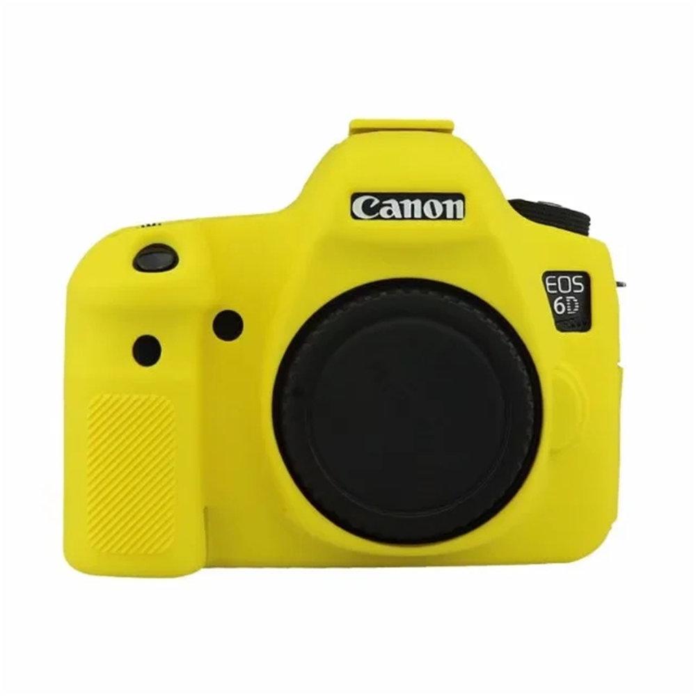 Soft Silicone Armor Body Case For Canon EOS 6D Camera Protective Rubber Cover Skin