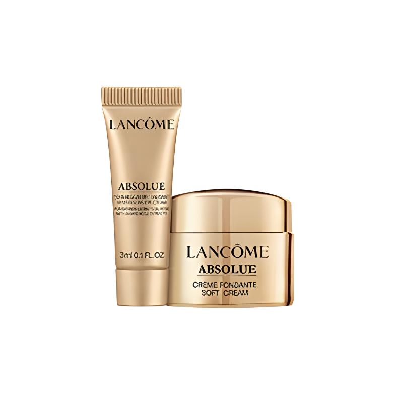 Lancôme Absolue The Eye Cream & Soft Cream Duo Set Eye Cream 3ml +Face Cream (Lightweight) 5ml