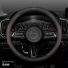 NEW For Mazda 2 3 5 6 CX-4 CX-5CX-7CX-8CX-30CX-50 MX5 Miata RX-7 RX-8 Axela Atenza Car Carbon Fiber Leather Steering Wheel Cover