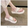 Slippers Women's Summer Outer Wear 2025 New Flip-flops Fashionable Versatile Niche Fairy Style Toe Slippers