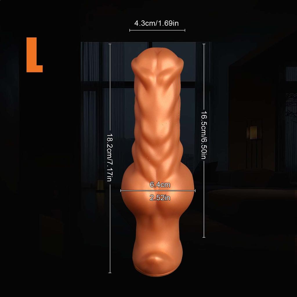 Liquid Silicone Irregular Anal Plug Adult Sex Toy Oversized Irregular Anal Expansion Penis Female Anal Masturbator