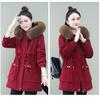 Women's Mid-Length Parka: Winter 2025 Edition - Loose Fit Lambswool & Velvet Padded Cotton Jacket
