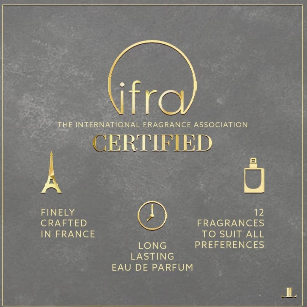 Liberty Luxury Legend parfyme for menn (100 ml/3,4 Oz), Parfyme (EDP), Laget i Frankrike, langvarig lukt, orientalske og treaktige toner.