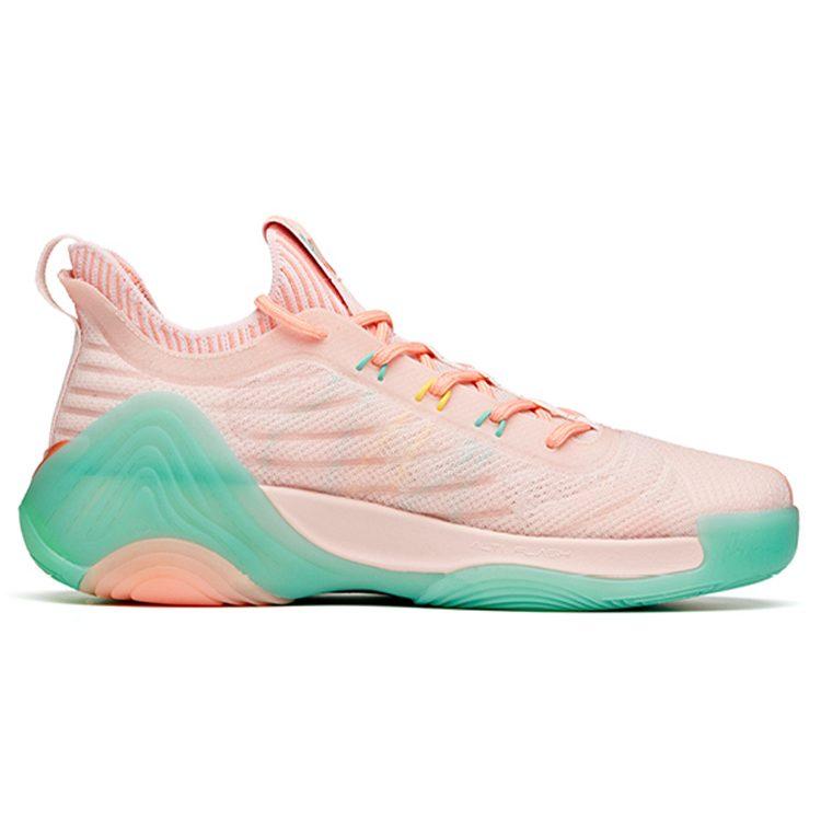 Anta KT6 Low 'Flamingo' Thompson Textile, Synthetic Leather Cushioning Slip Resistant Abrasion Resistant Breathable 112121102-6