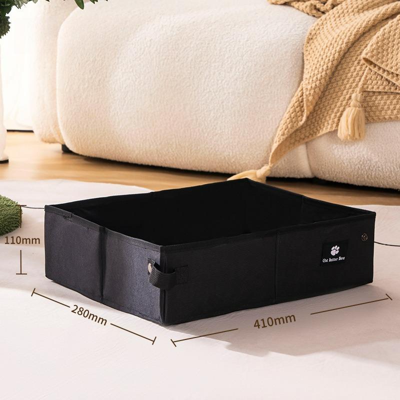 Портативный складной туалетный лоток для домашних животных, туалетный лоток для собак, складной горшок для кошачьего туалета, водонепроницаемый уличный складной лоток для кошачьего туалета