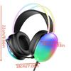 Gaming Headphone Adjustable Headband Headphone Over Ear Adjustable Headband for Travel Office Cellphone PC Accessories