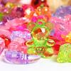 Children's Imitation Crystal Gemstone Toy Diamond Acrylic Creative DIY Beads with Crystal Rope for Kids Girls Gift