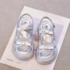 Girls Sandals Summer 2025 Summer New Girls Princess Shoes Children's Shoes Casual Roman Sandals Summer Shoes