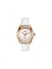 PR100 Elegant Casual Women's Quartz Watch, White Leather Strap, 33mm Round Dial with Date Display. Stylish Timepiece Daily T101.210.36.031.01