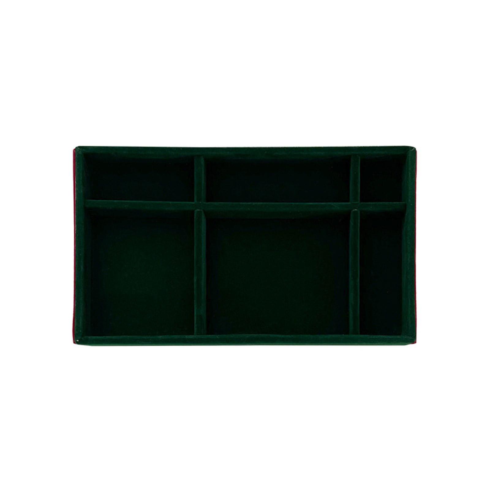 

Многоцелевой небольшой лоток для ювелирных изделий, кольца, органайзеры, вставка для дисплея с ворсом, держатель для ящиков шкатулок для ювелирных изделий, слотов комода F